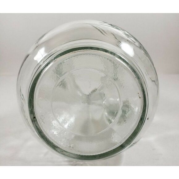Vintage 70s Clipper Ship Sailboat Clear Glass 7" Pitcher Boating Nautical Preppy - Picture 5 of 5